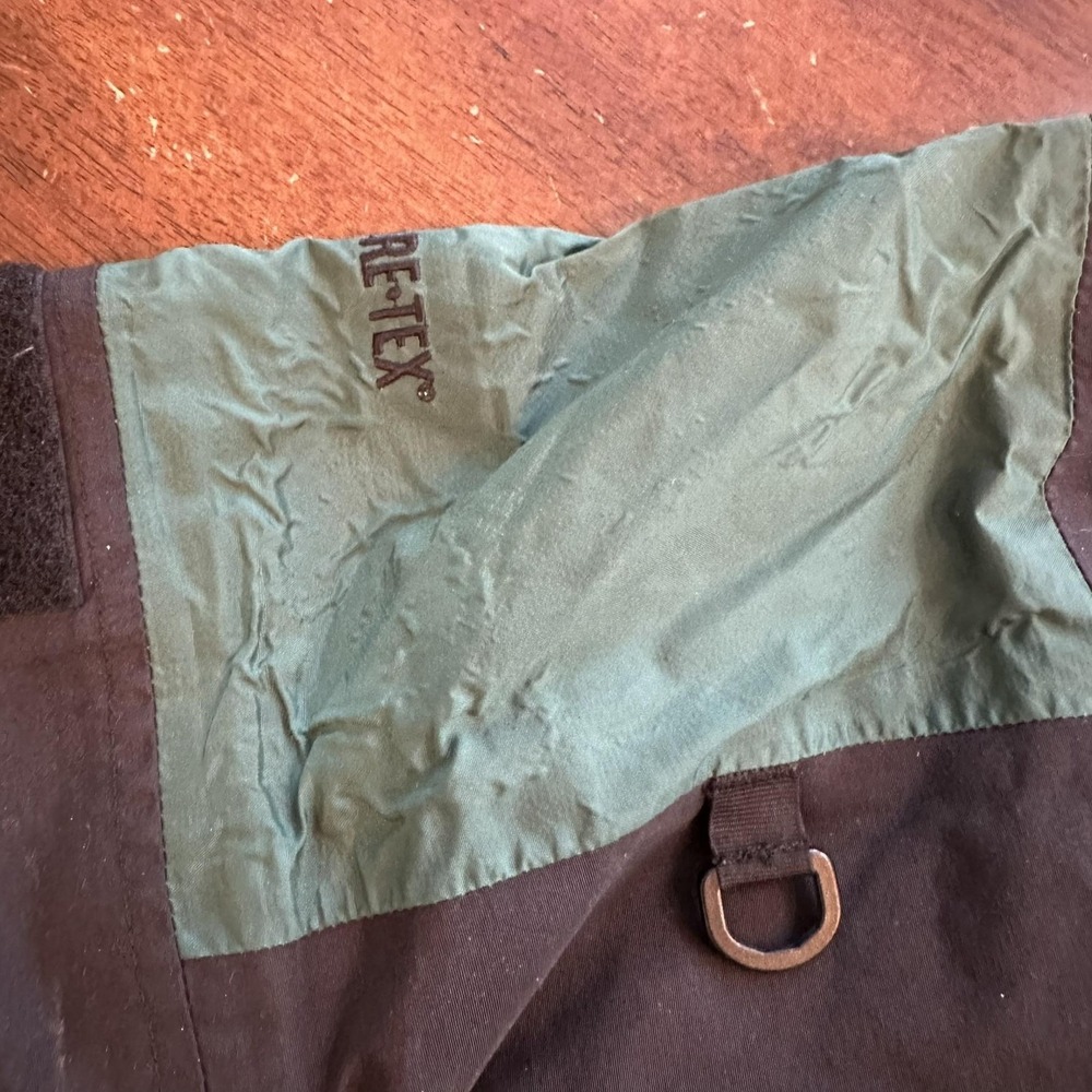 Vintage North Face Jacket Mens Extra Large Green Black Gore Tex Hood Parka Coat - Picture 16 of 16